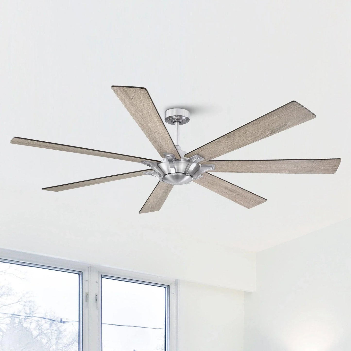 72 Modern Rustic Ceiling Fan 7-Blades