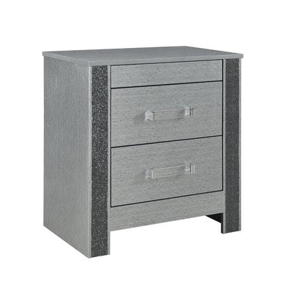 Lorenzo - 5 Piece Bedroom Set With Glittered Detailing