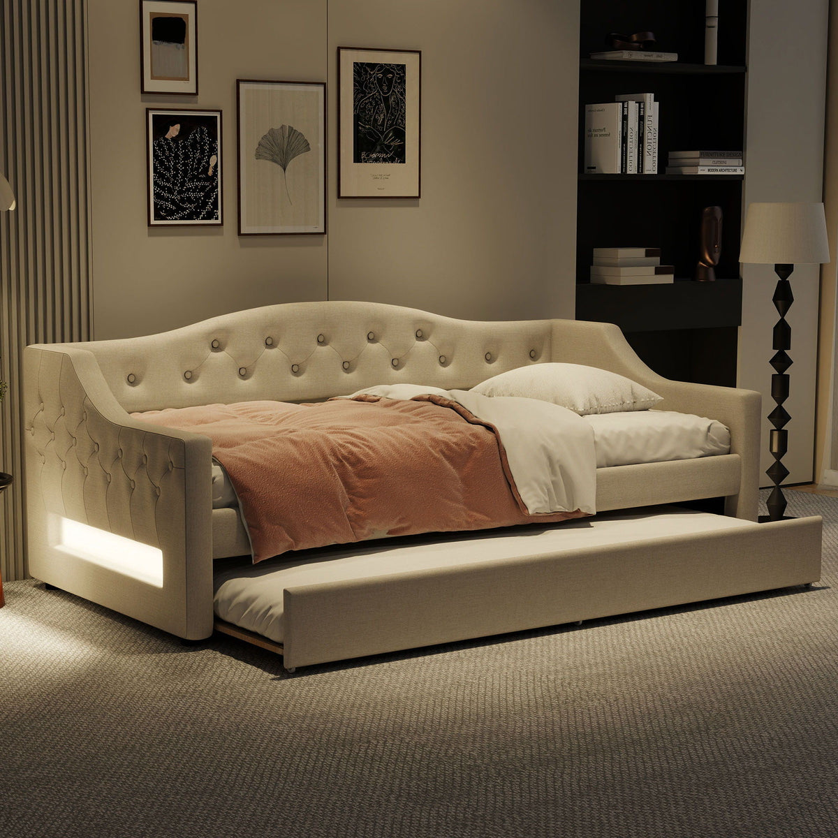 Daybed With LED Belt