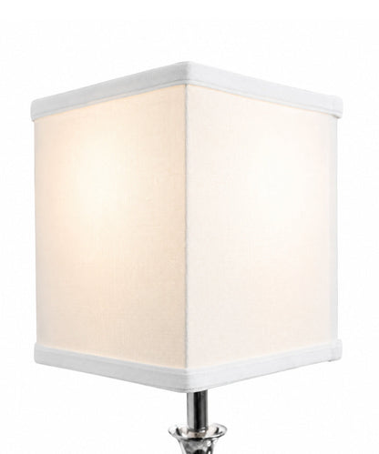 6"W x 7"H Rectangular Drum Lampshade White