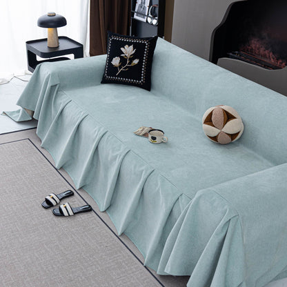 Waterproof Couch Cover Throw, Non Slip Furniture Protector for Leather & Fabric Sofa