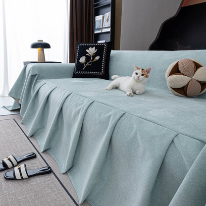 Waterproof Couch Cover Throw, Non Slip Furniture Protector for Leather & Fabric Sofa