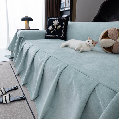 Waterproof Couch Cover Throw, Non Slip Furniture Protector for Leather & Fabric Sofa