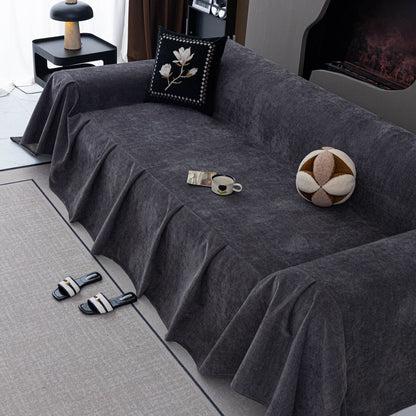 Waterproof Couch Cover Throw, Non Slip Furniture Protector for Leather & Fabric Sofa