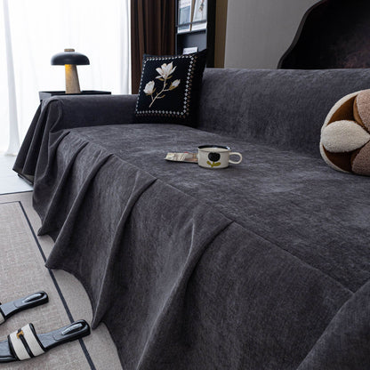 Waterproof Couch Cover Throw, Non Slip Furniture Protector for Leather & Fabric Sofa