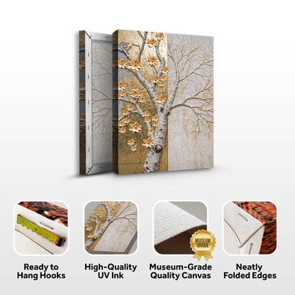 Ivory Seasons Impasto Wall Art