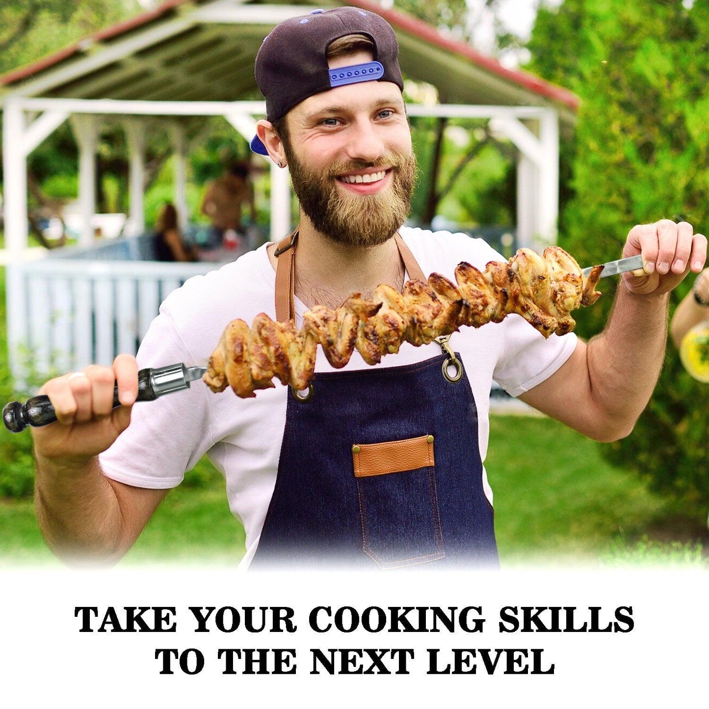 6 in 1 Skewers Set - Premium Skewer Kit for Outdoor Grilling