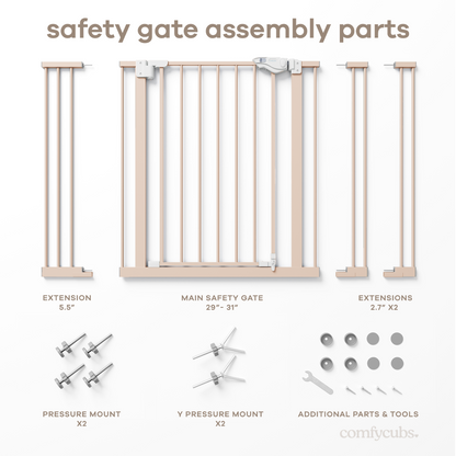 Baby Safety Gate in Blush