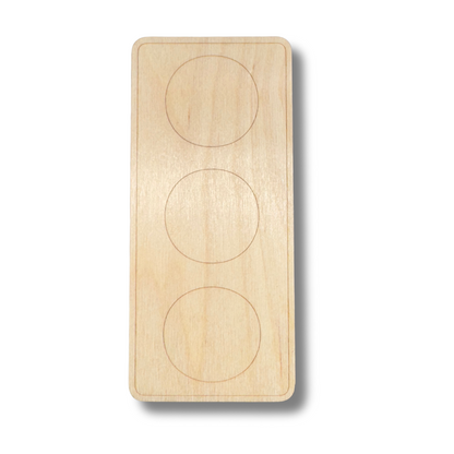 Unfinished Wood Etched Stop Light Shape | Paint By Line Crafts | up to 30" DIY