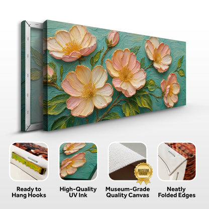 Blossoms Serenade Impasto Wall Art