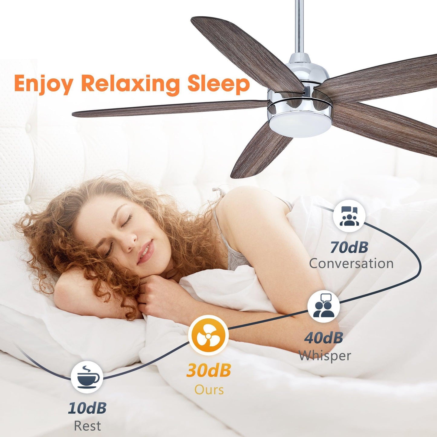 52" Dicken Farmhouse Downrod Mount Reversible Ceiling Fan with Lighting and Remote Control
