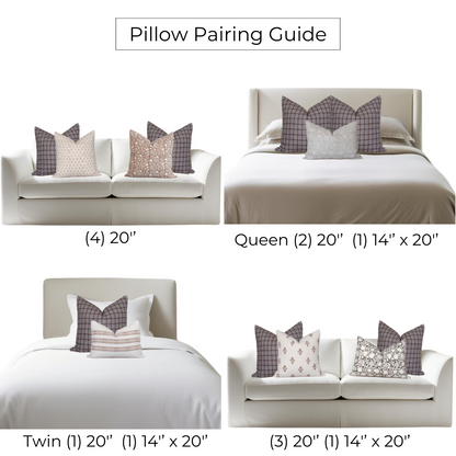 Paloma Handwoven Pillow Cover | Brown
