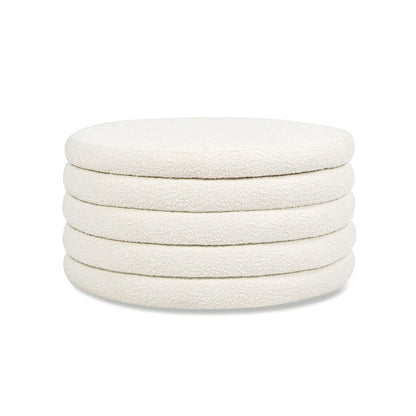 Fuji - Oversized Round Storage Ottoman