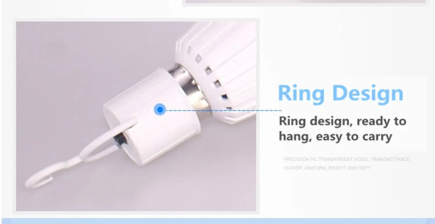 7W LED Emergency Light Bulbs - Rechargeable & Energy Saving