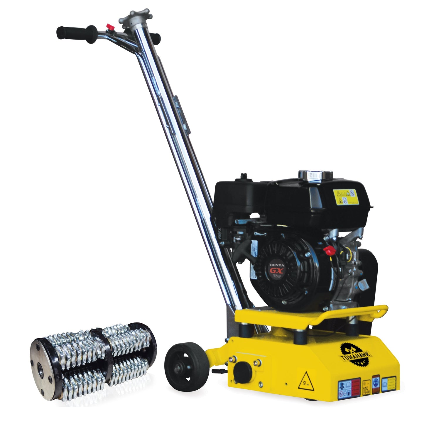 PRE ORDER: 8” Gas Concrete Scarifier Planer Grinder with 5.5 HP Honda Engine & Drum