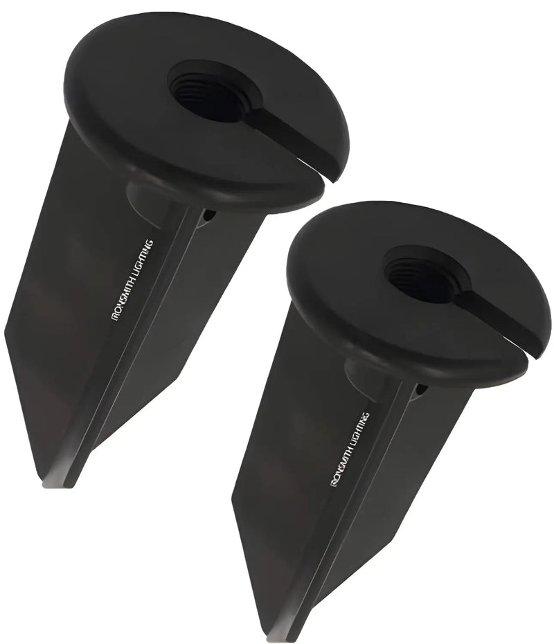 8-Inch Lawn Stakes with Side Wireway | 1/2 NPT Thread (Pack of 2)