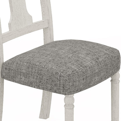 Tannen - Dining Side Chair (Set of 2) - White / Gray