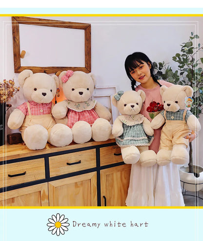 DecorBites™ 80cm Couple Bear Plush Toys Christmas Gift