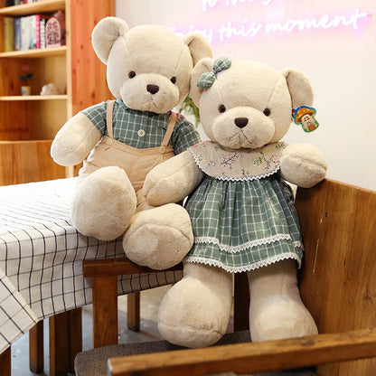 DecorBites™ 80cm Couple Bear Plush Toys Christmas Gift