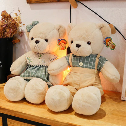 DecorBites™ 80cm Couple Bear Plush Toys Christmas Gift