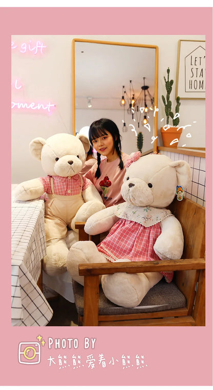 DecorBites™ 80cm Couple Bear Plush Toys Christmas Gift
