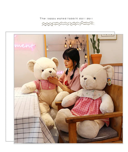 DecorBites™ 80cm Couple Bear Plush Toys Christmas Gift