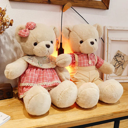 DecorBites™ 80cm Couple Bear Plush Toys Christmas Gift