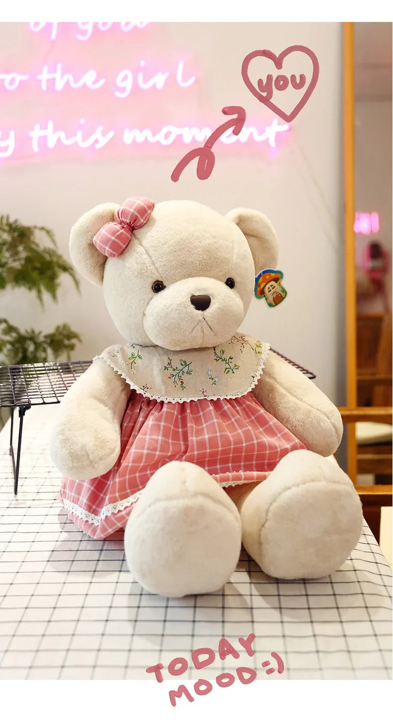DecorBites™ 80cm Couple Bear Plush Toys Christmas Gift
