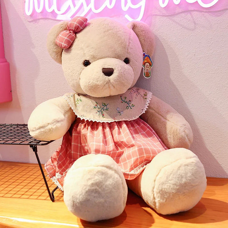 DecorBites™ 80cm Couple Bear Plush Toys Christmas Gift