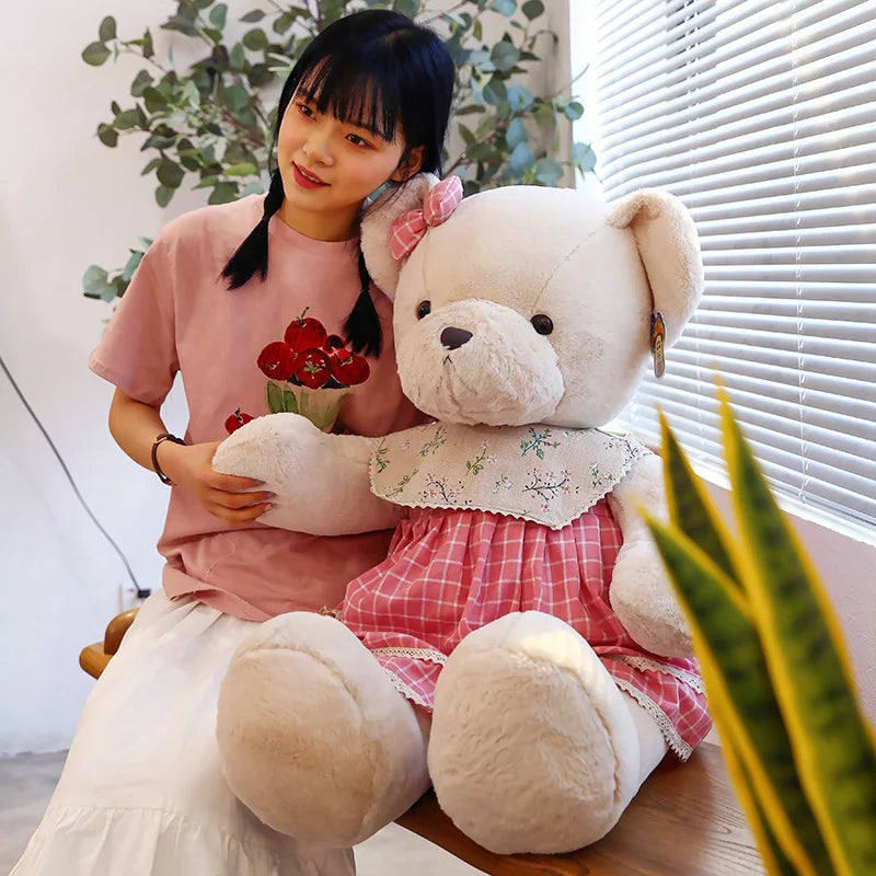 DecorBites™ 80cm Couple Bear Plush Toys Christmas Gift