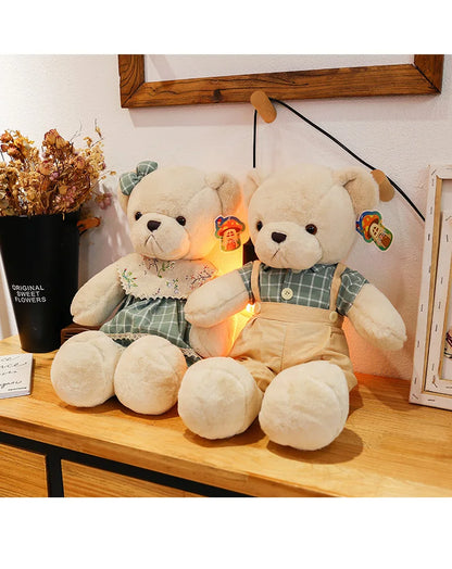DecorBites™ 80cm Couple Bear Plush Toys Christmas Gift