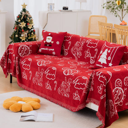 Soft Sofa Cover Chenille Sofa Cover Throw Couch Cover Blanket Throws for Couches