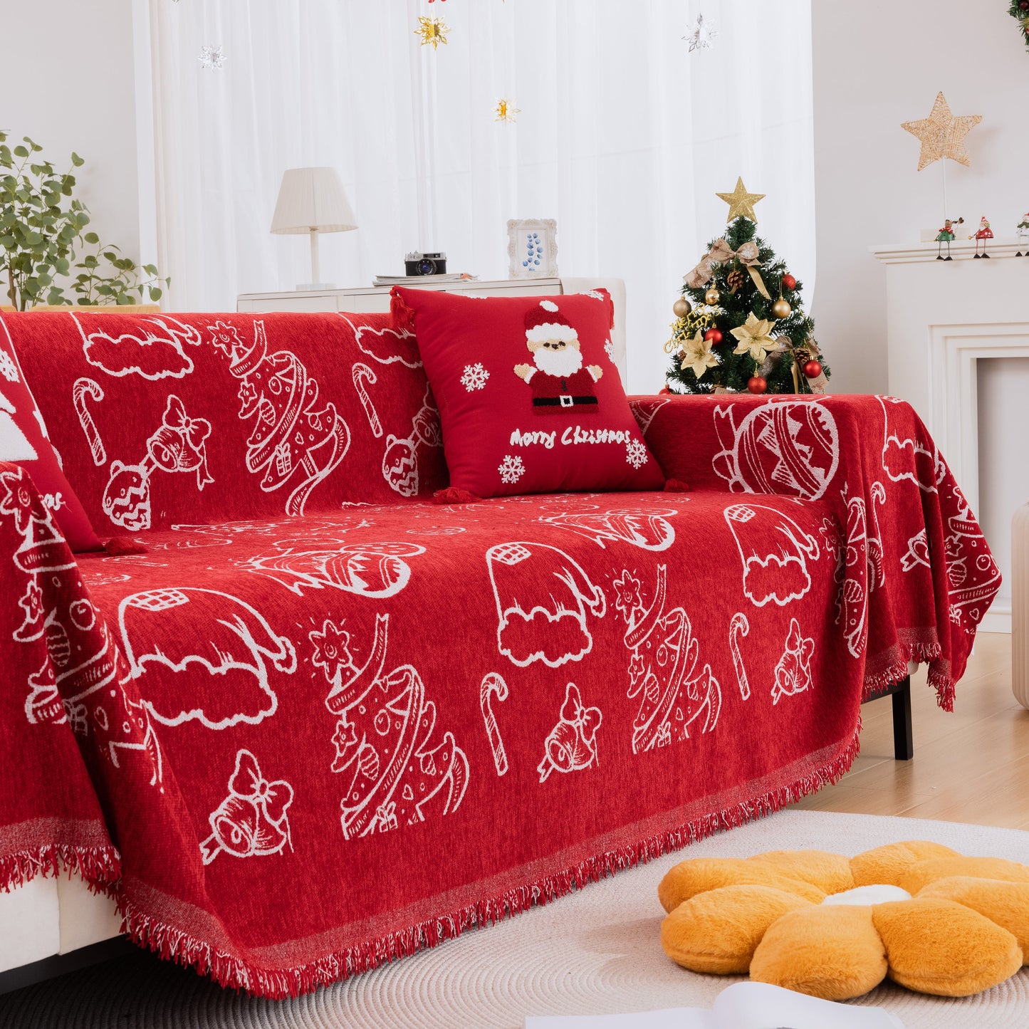 Soft Sofa Cover Chenille Sofa Cover Throw Couch Cover Blanket Throws for Couches