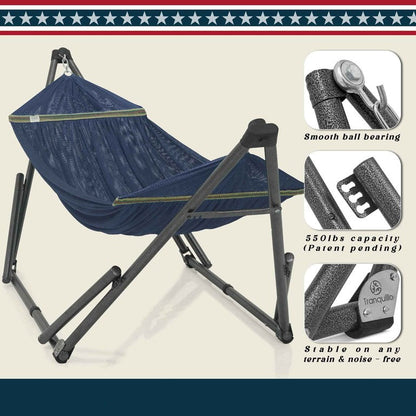 Tranquillo Uniki Collapsible Hammock Stand for Ultimate Relaxation