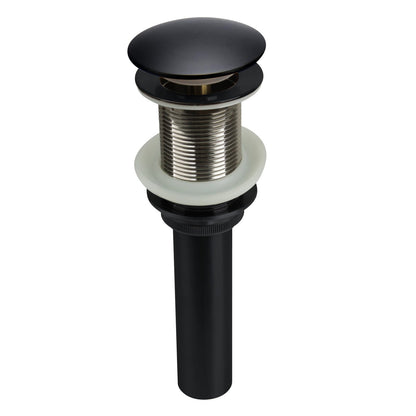 Copper Push Button Bathroom Sink Drain Stopper Without Overflow - AK82001C