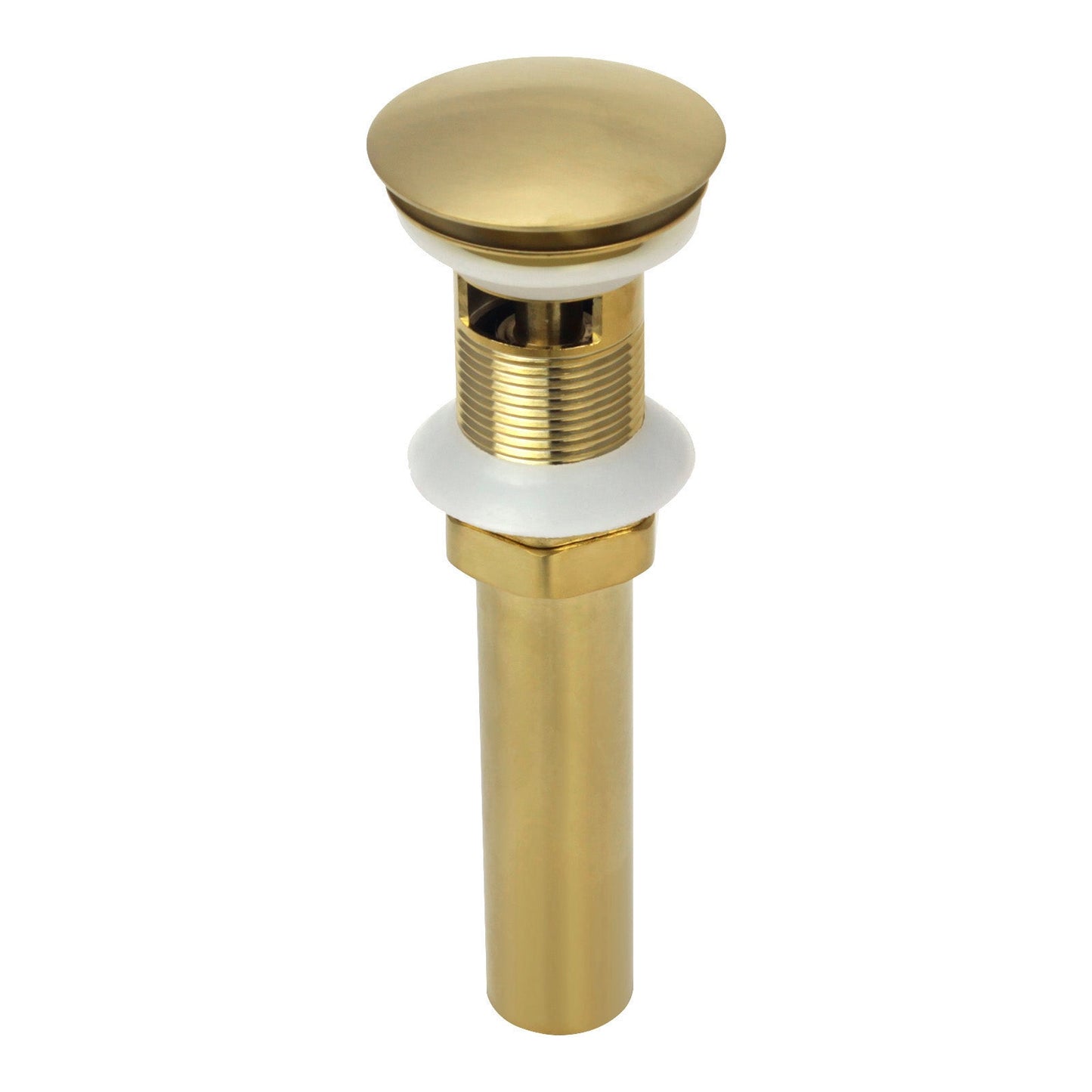 Matte Black Pop up Drain Stopper With Overflow