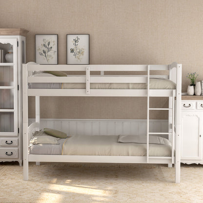 Solid Construction Bunk Bed With Ladder
