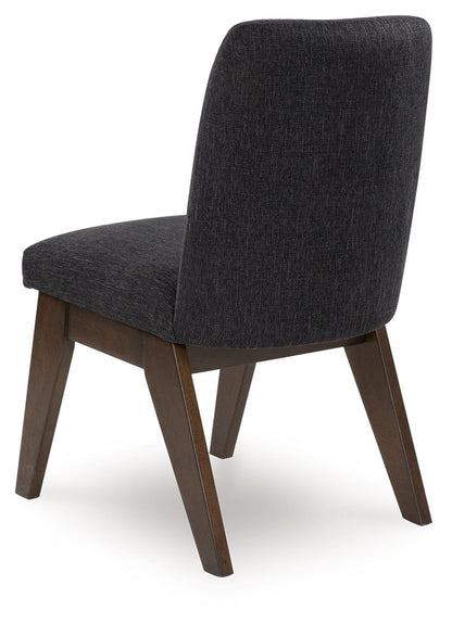 Dilenno - Dining Upholstered Side Chair (Set of 2) - Dark Brown