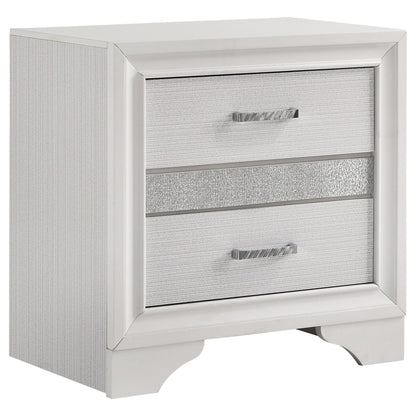 Miranda 3-drawer Nightstand Bedside Table White