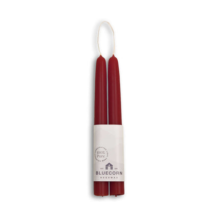 Beeswax Taper Candles - Hand-Dipped - 1 Pair