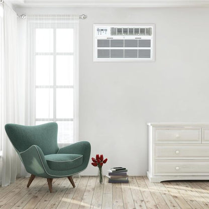 14,000 BTU Thru-the-Wall Air Conditioner with Electric Heater, 230V (R32)