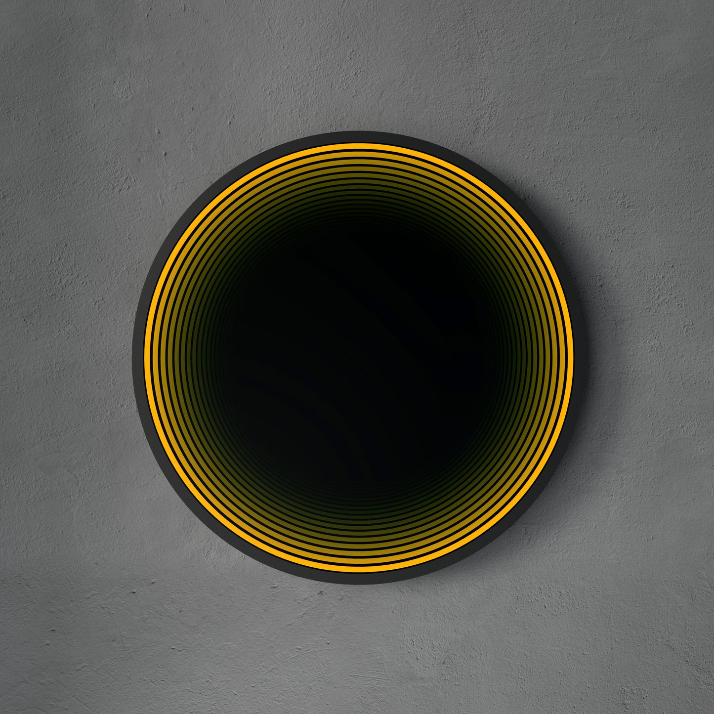 3D Circle Mirror Light