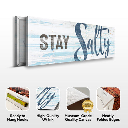 Stay Salty Coastal Sign IX