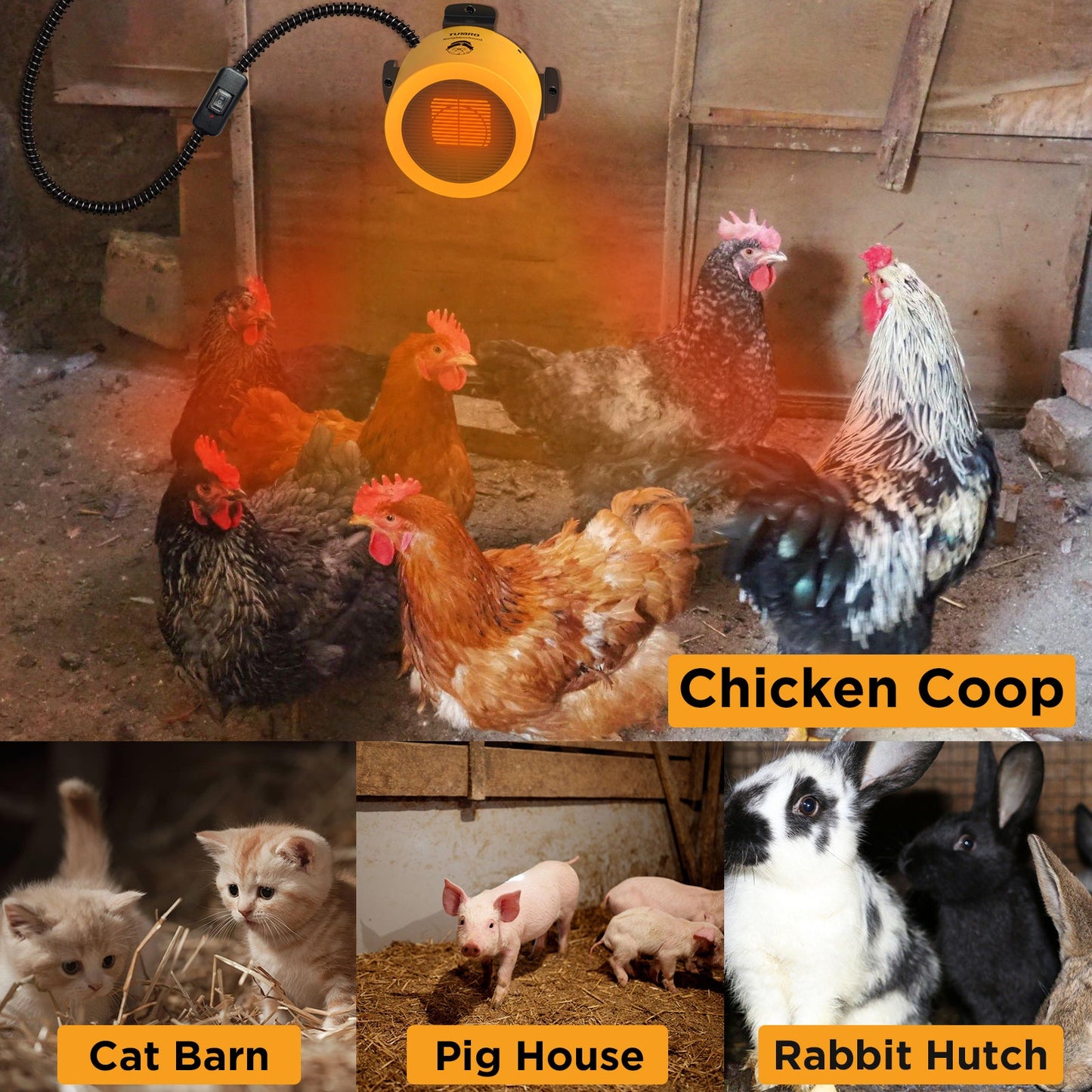 (Open Box) Neighborhood DH400A Dog House Heater