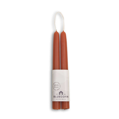 Beeswax Taper Candles - Hand-Dipped - 1 Pair