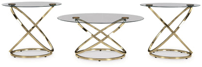 Crimonti - Occasional Table Set (Set of 3) - Champagne