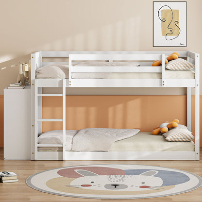 Bunk Bed With 4 Drawers And 3 Shelves