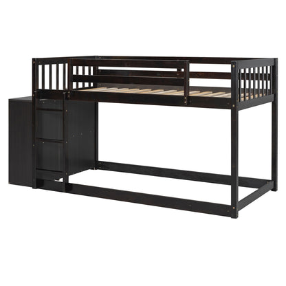 Bunk Bed With 4 Drawers And 3 Shelves