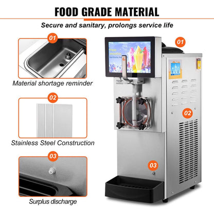 8L Commercial Single Frozen Margarita Ice Slushy Drink Maker Machine, 1050W (SAK94026)
