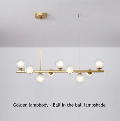 DecorBites™ 9-Light Modern Black LED Chandelier